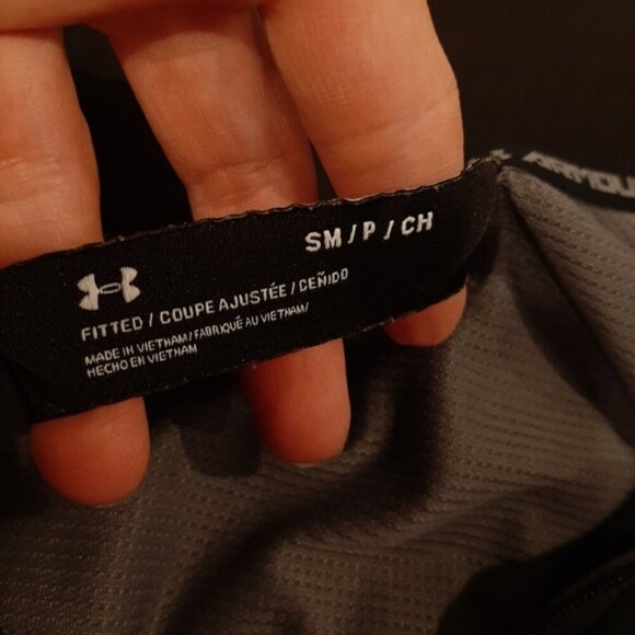 Under Armour Quarter Zip Hoodie Top Performance Activewear Long Sleeve Two Tone - Picture 11 of 13